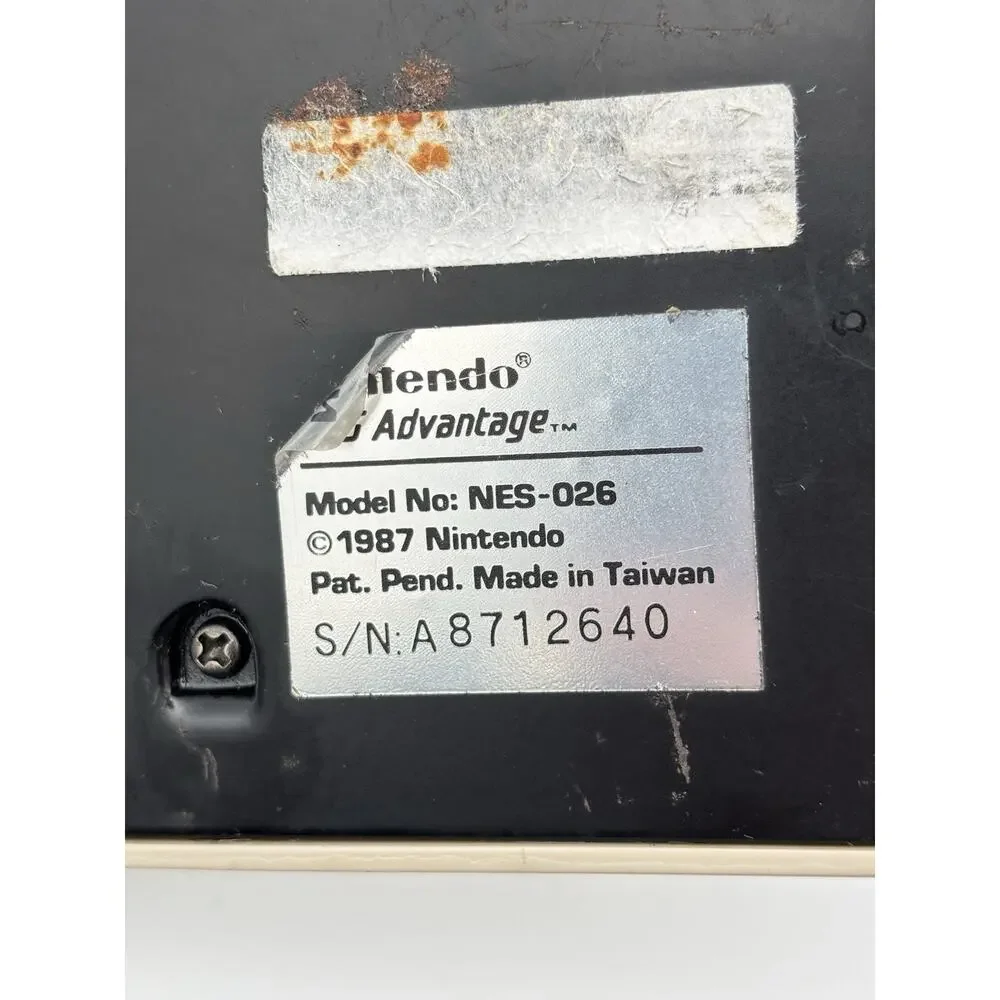 Nintendo Nes Advantage Controller with 2- OEM NES-004 Nintendo Controllers Works